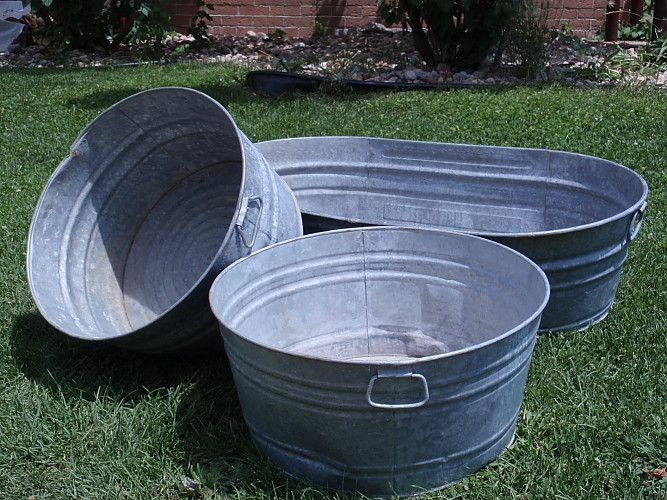 Galvanized Trough and Tubs
